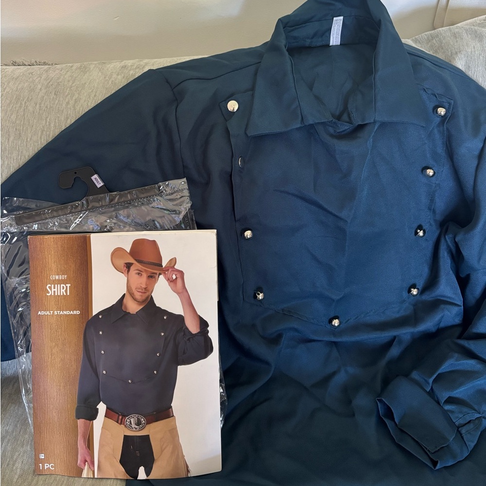Men’s cowboy costume shirt